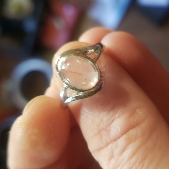 Blue moonstone and 925 handmade rings - Picture 6 of 6